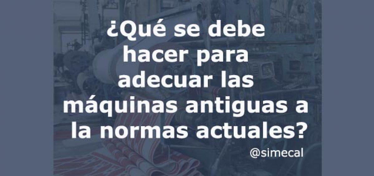 Adecuar maquinaría